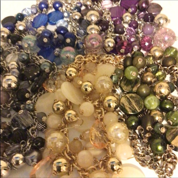 NEW. Firstmeet. Cream Gold Jewelry Set. - Picture 3 of 8